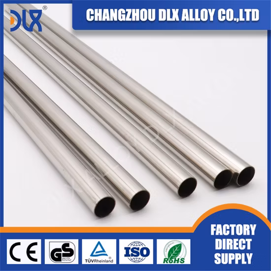 Inconel600 Inconel601 Inconel625 Uns No6601 No6625 No6600 Tubo sin soldadura de aleación de níquel